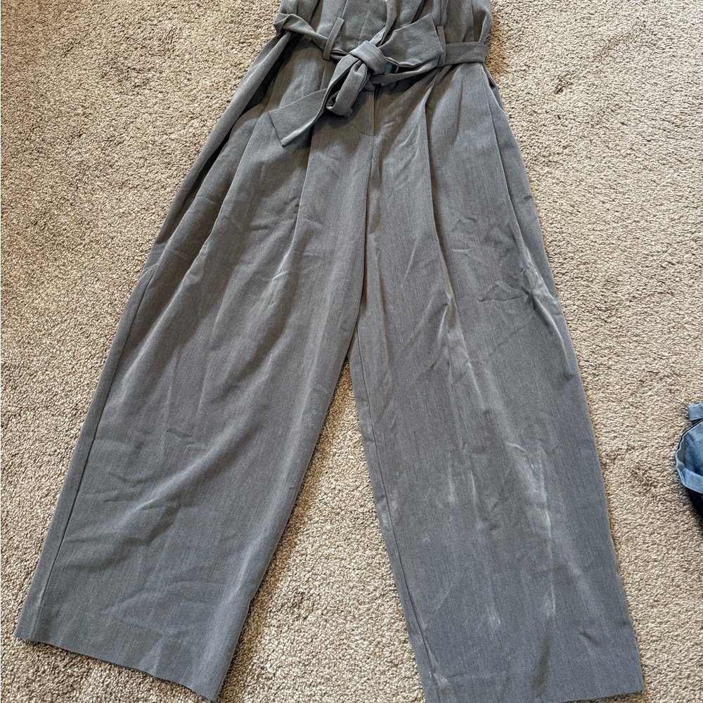 Dress Forum Charcoal trousers with Belt